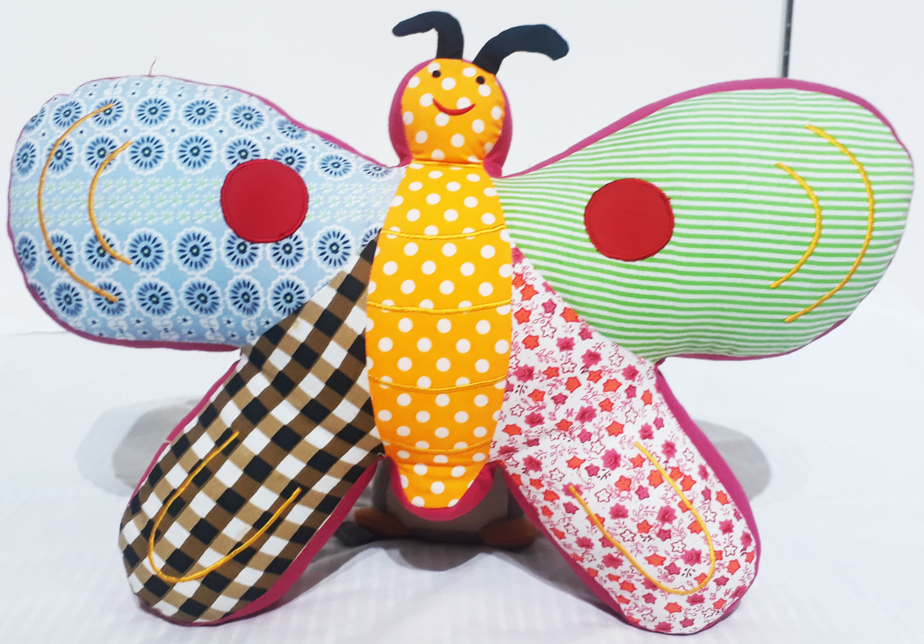 plush butterfly pillow